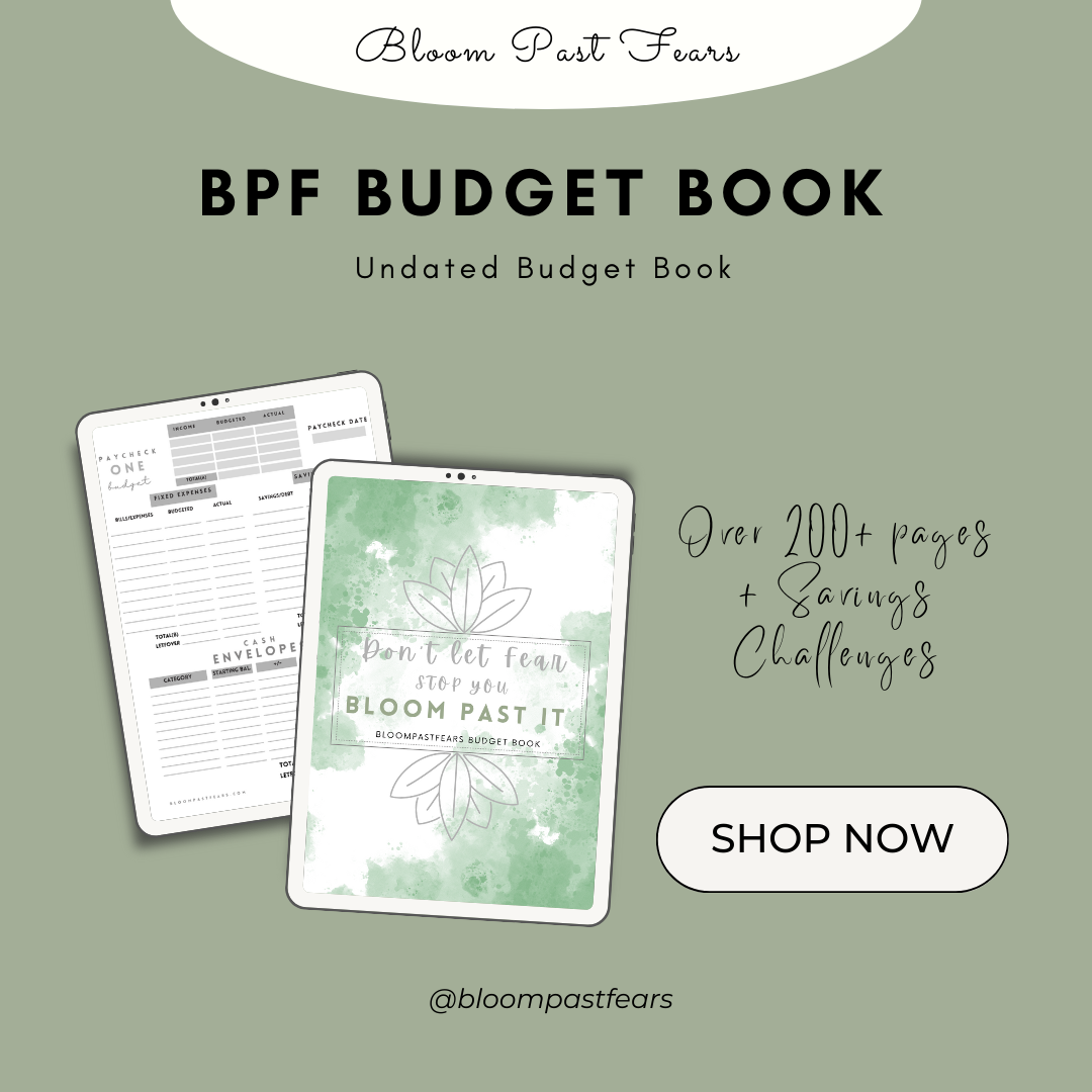 BPF Undated Budget Planner *Digital File* – BloomPastFears