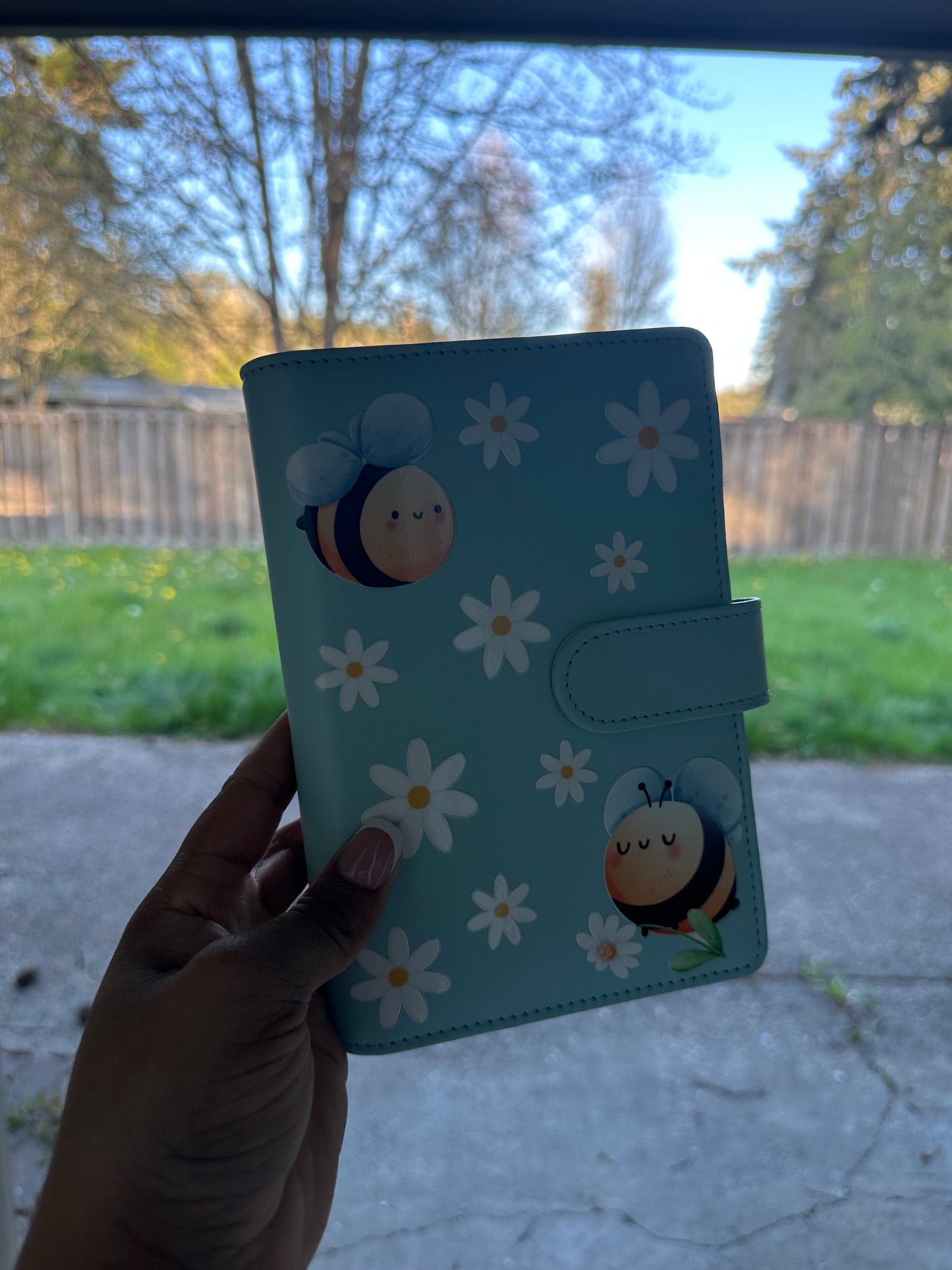 Cash Envelope Binder ONLY (2 design options)- BLUE