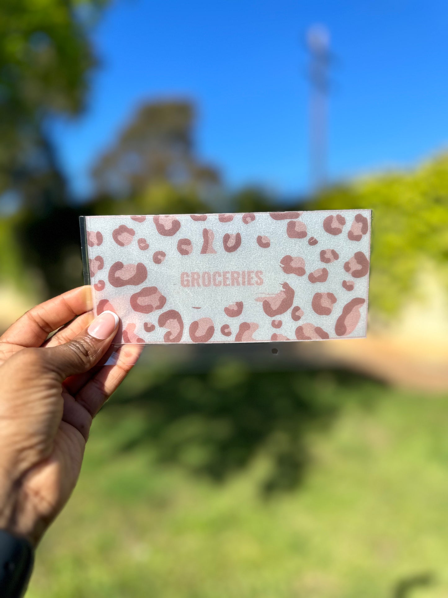 Leopard Print Cash Envelopes (Multiple Colors)