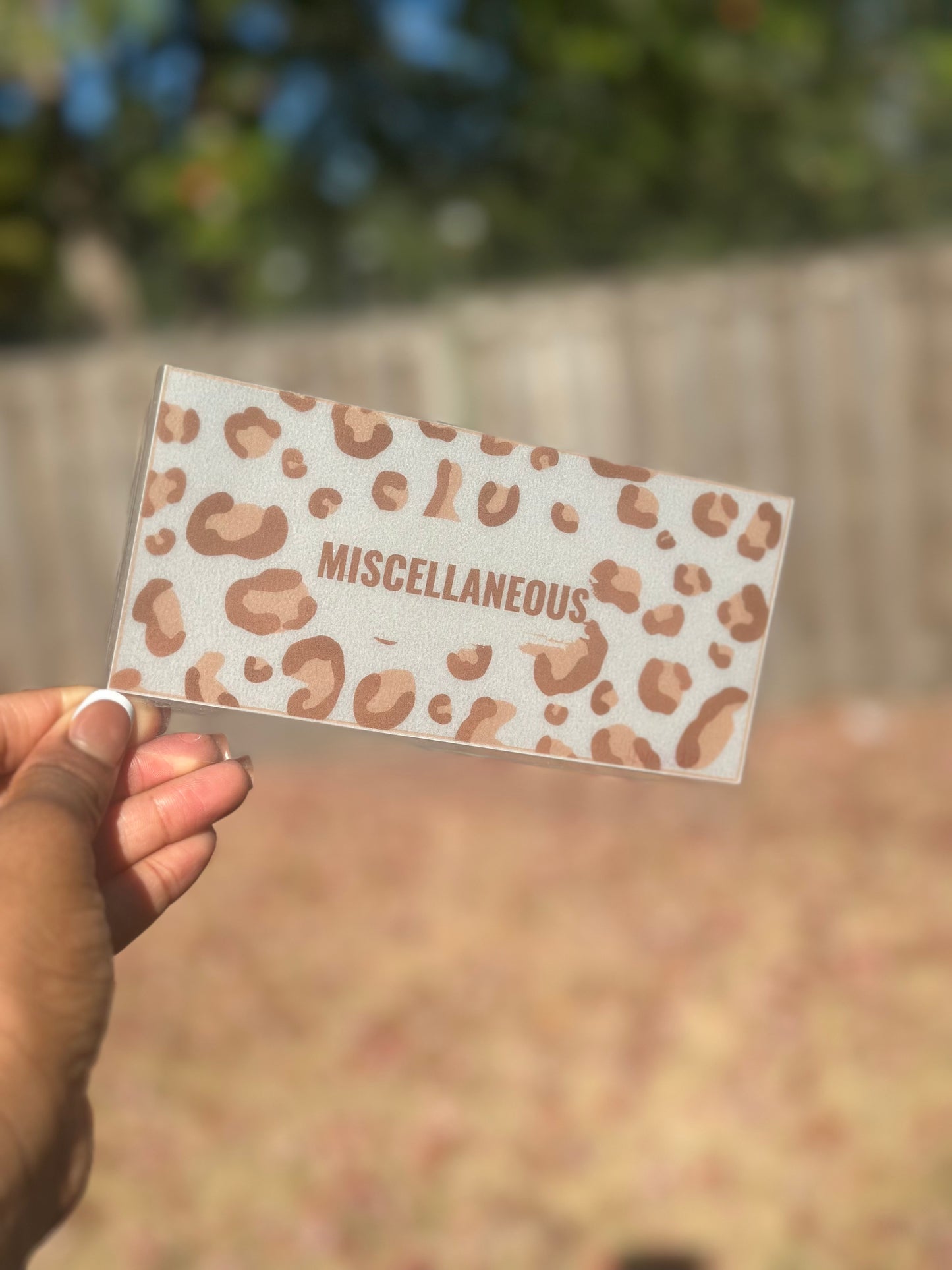 Leopard Print Cash Envelopes (Multiple Colors)