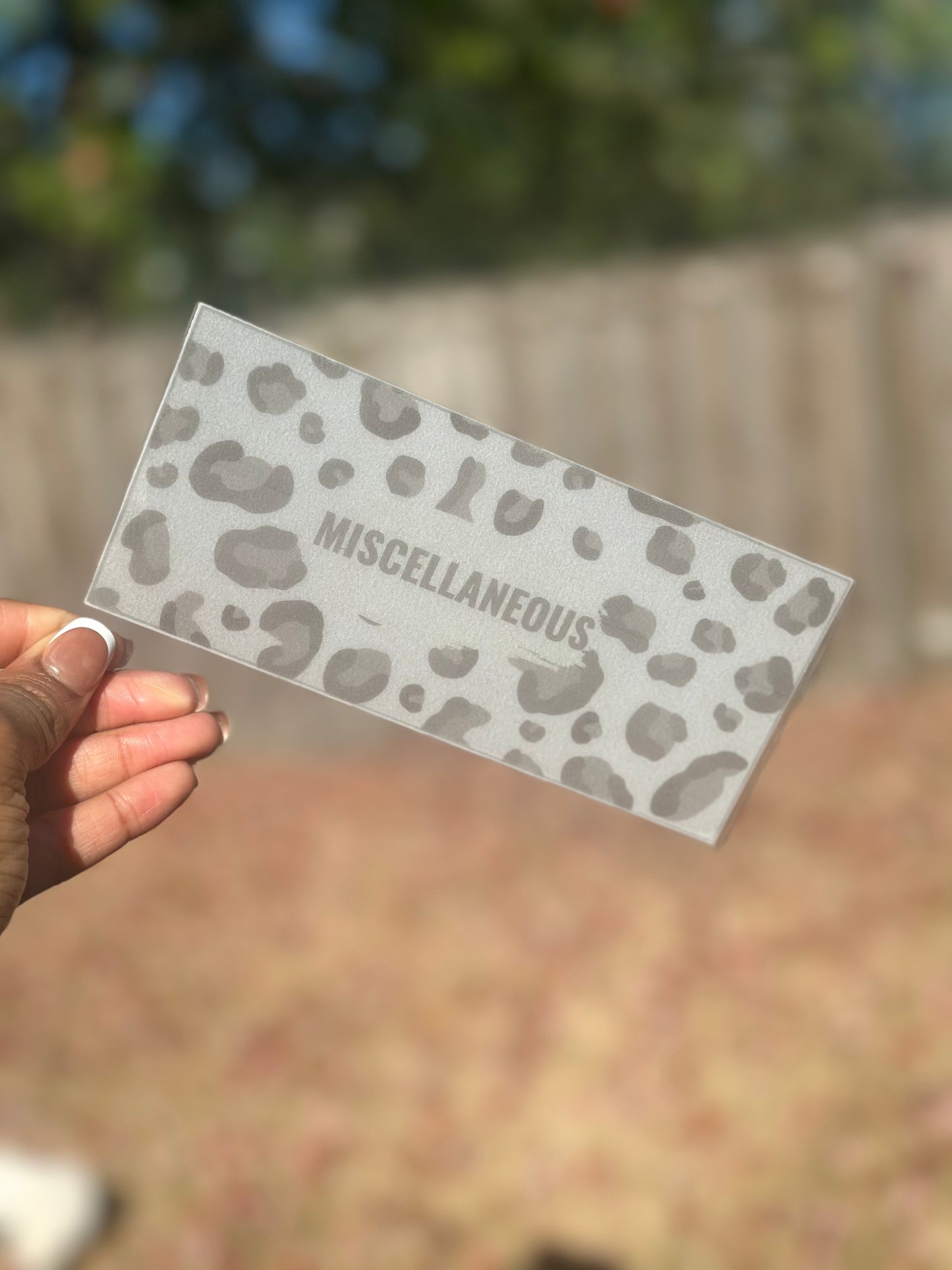 Leopard Print Cash Envelopes (Multiple Colors)