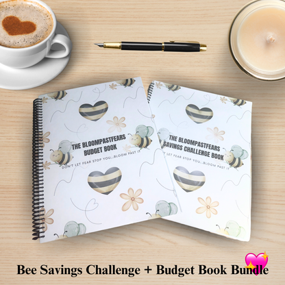6 Month Undated Budget Planner + Savings Book Bundle