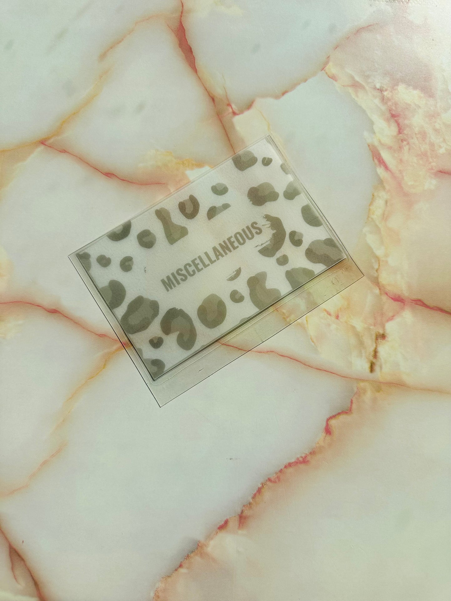 Leopard Print Cash Envelopes (Multiple Colors)