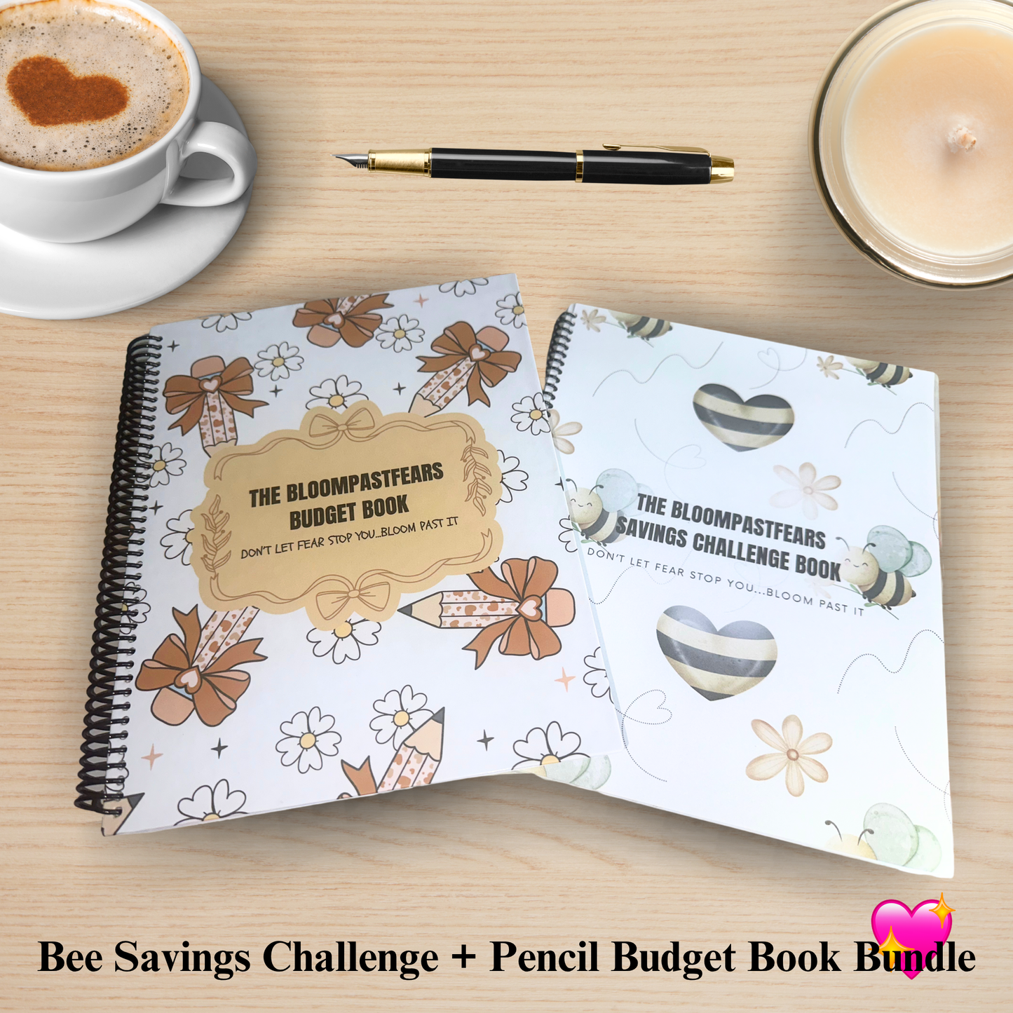 6 Month Undated Budget Planner + Savings Book Bundle
