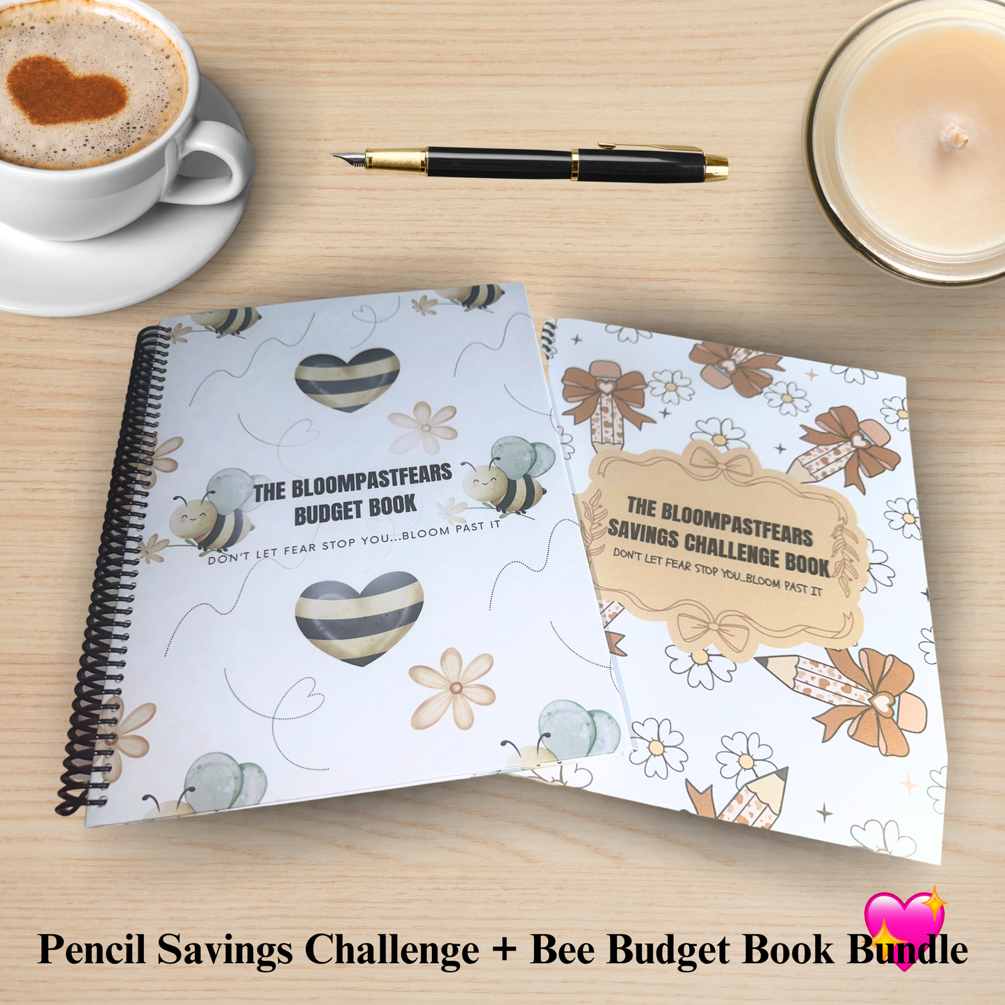 6 Month Undated Budget Planner + Savings Book Bundle