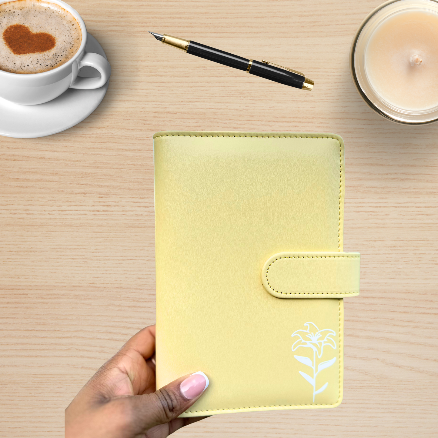 Cash Envelope Binder ONLY (2 design options)-YELLOW