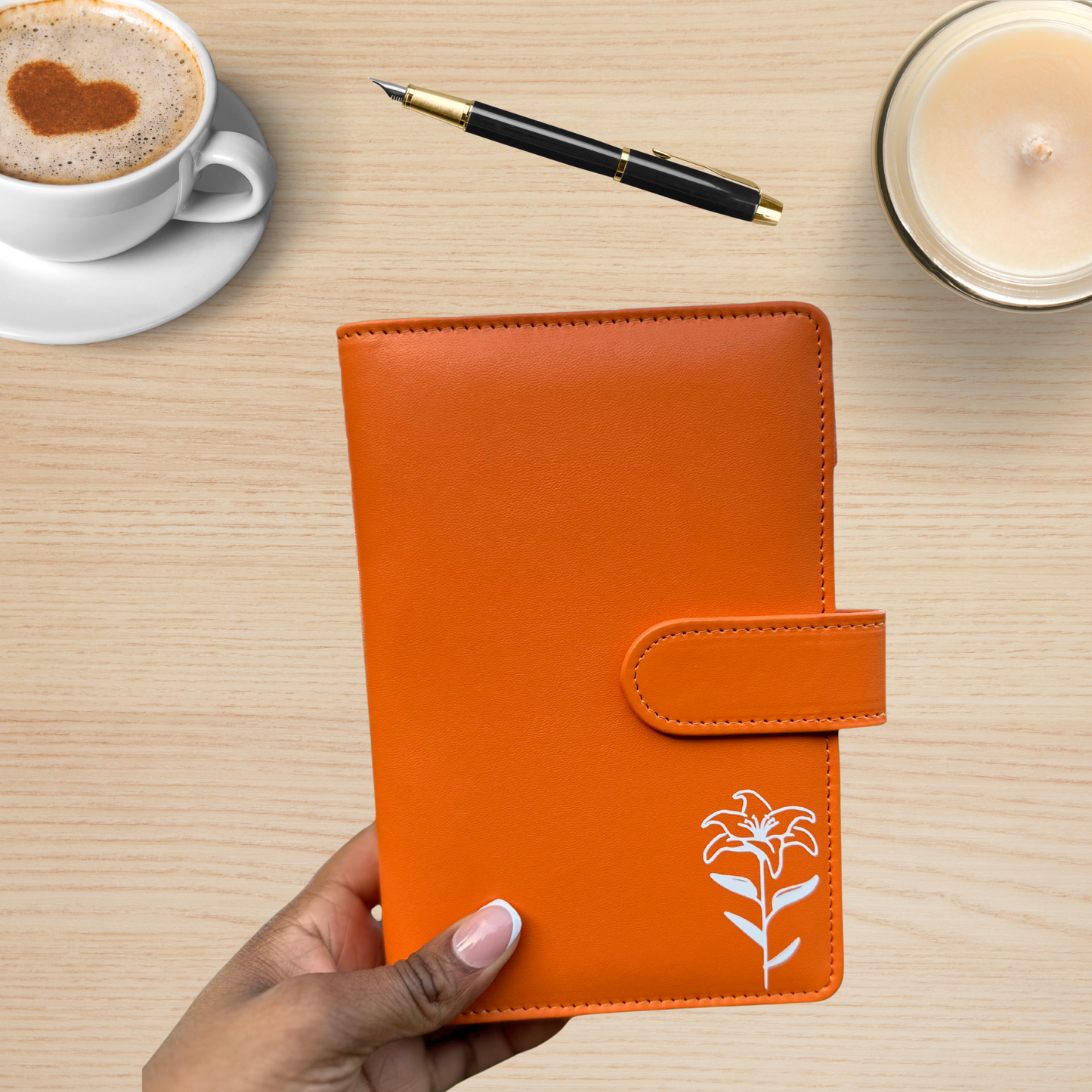 Cash Envelope Binder ONLY (2 design options)-ORANGE