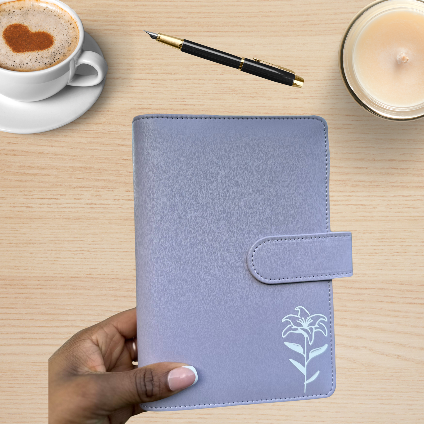 Cash Envelope Binder ONLY (2 design options)- Purple