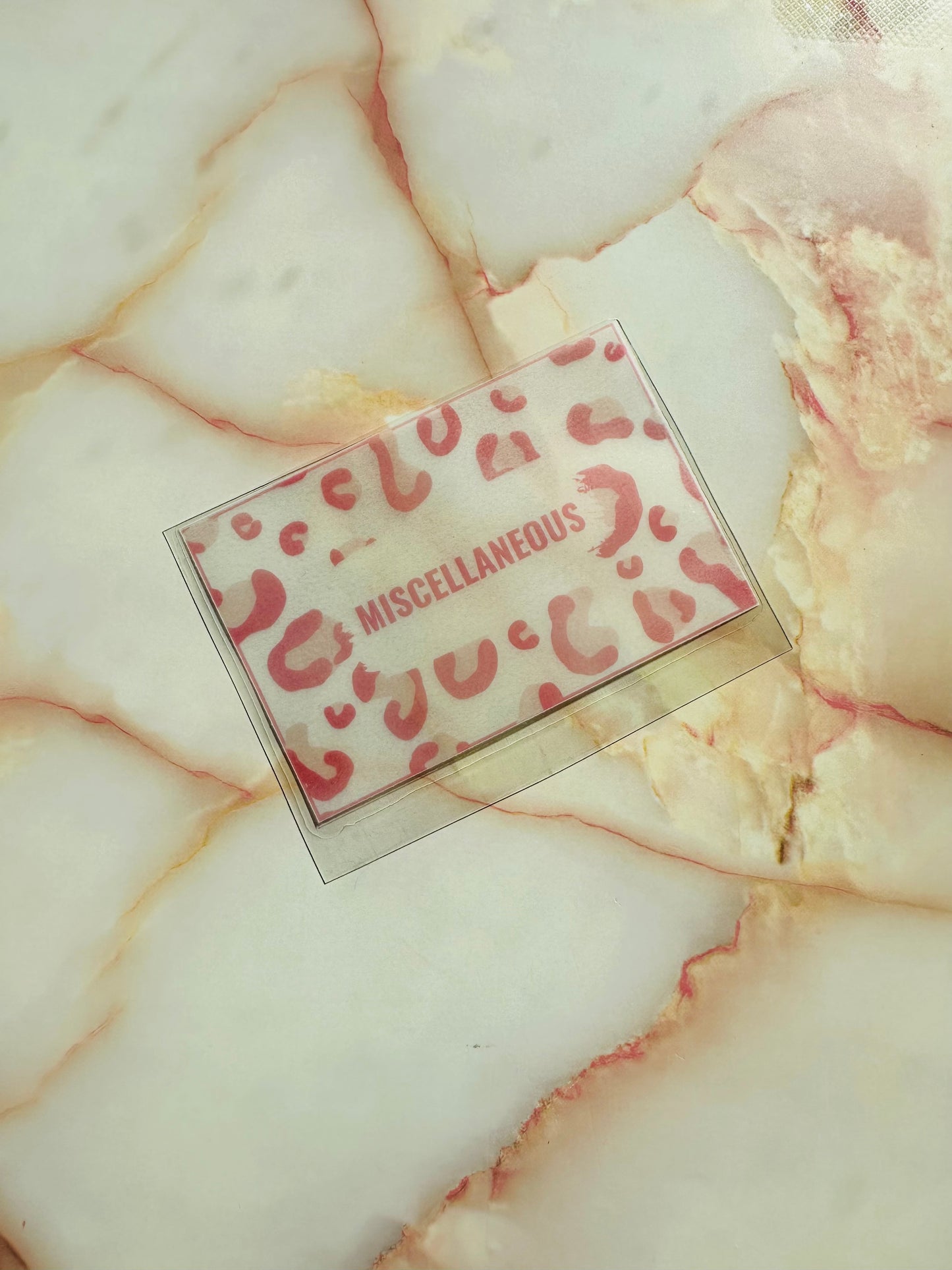 Leopard Print Cash Envelopes (Multiple Colors)
