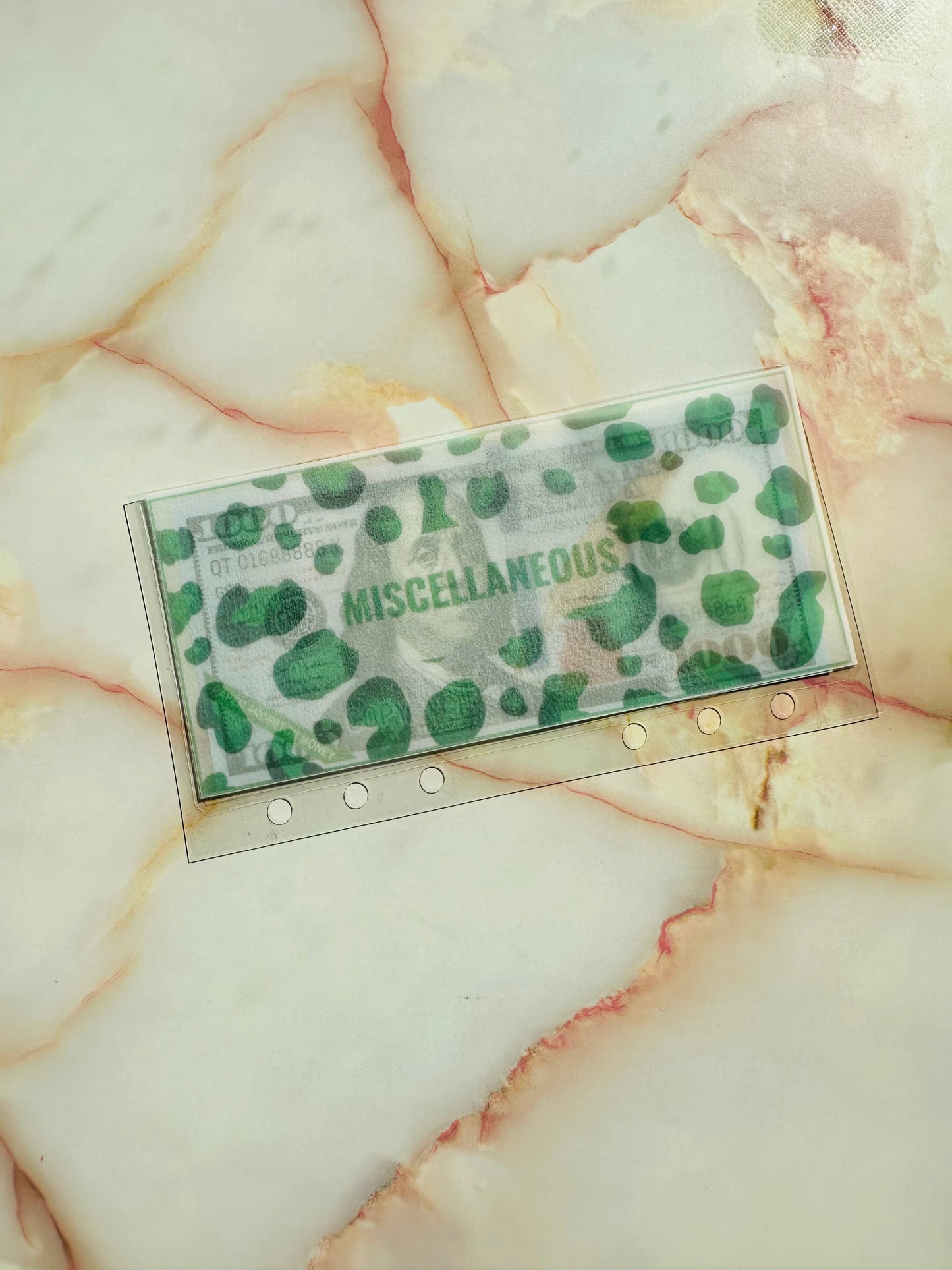 Leopard Print Cash Envelopes (Multiple Colors)