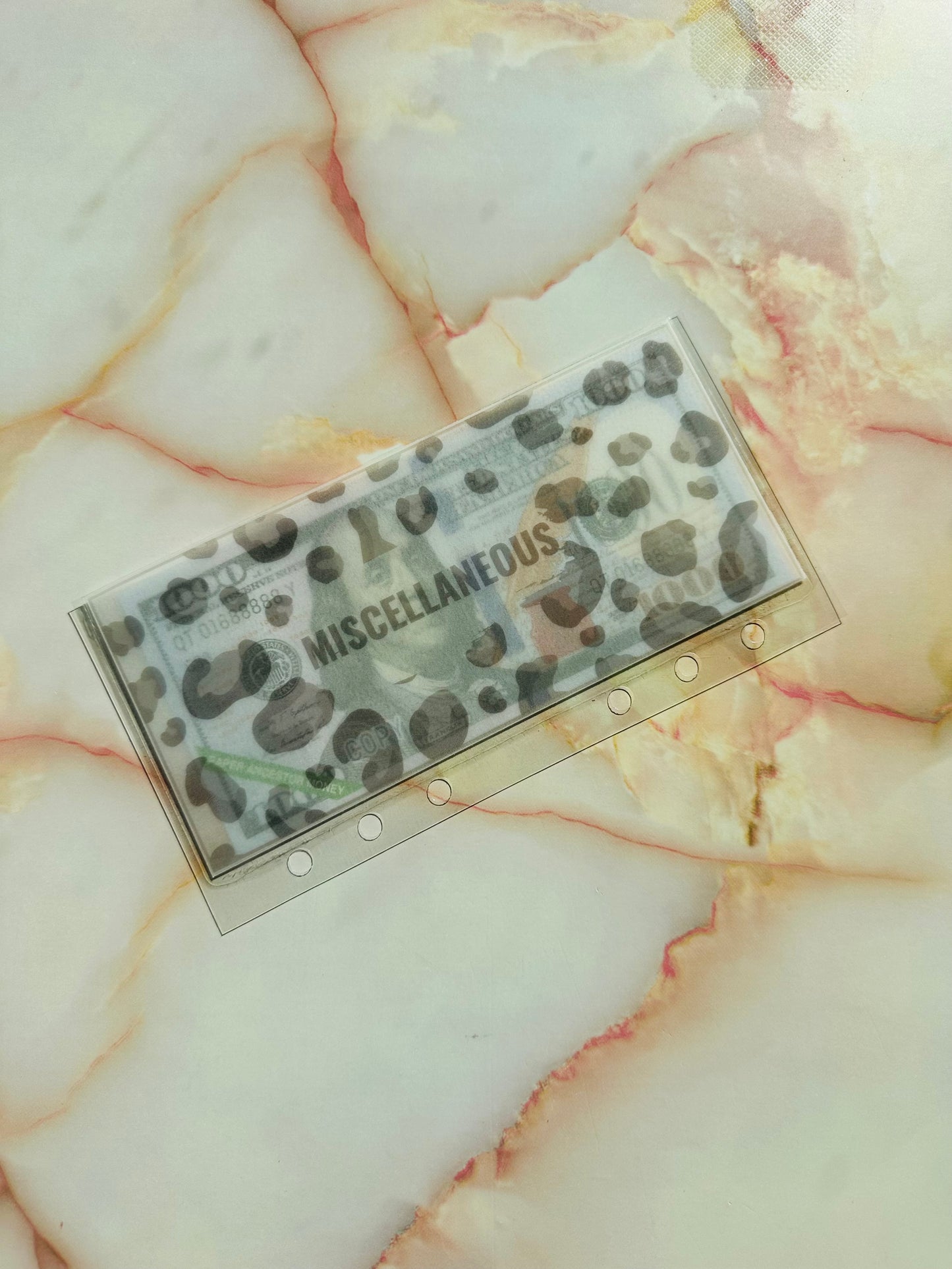 Leopard Print Cash Envelopes (Multiple Colors)