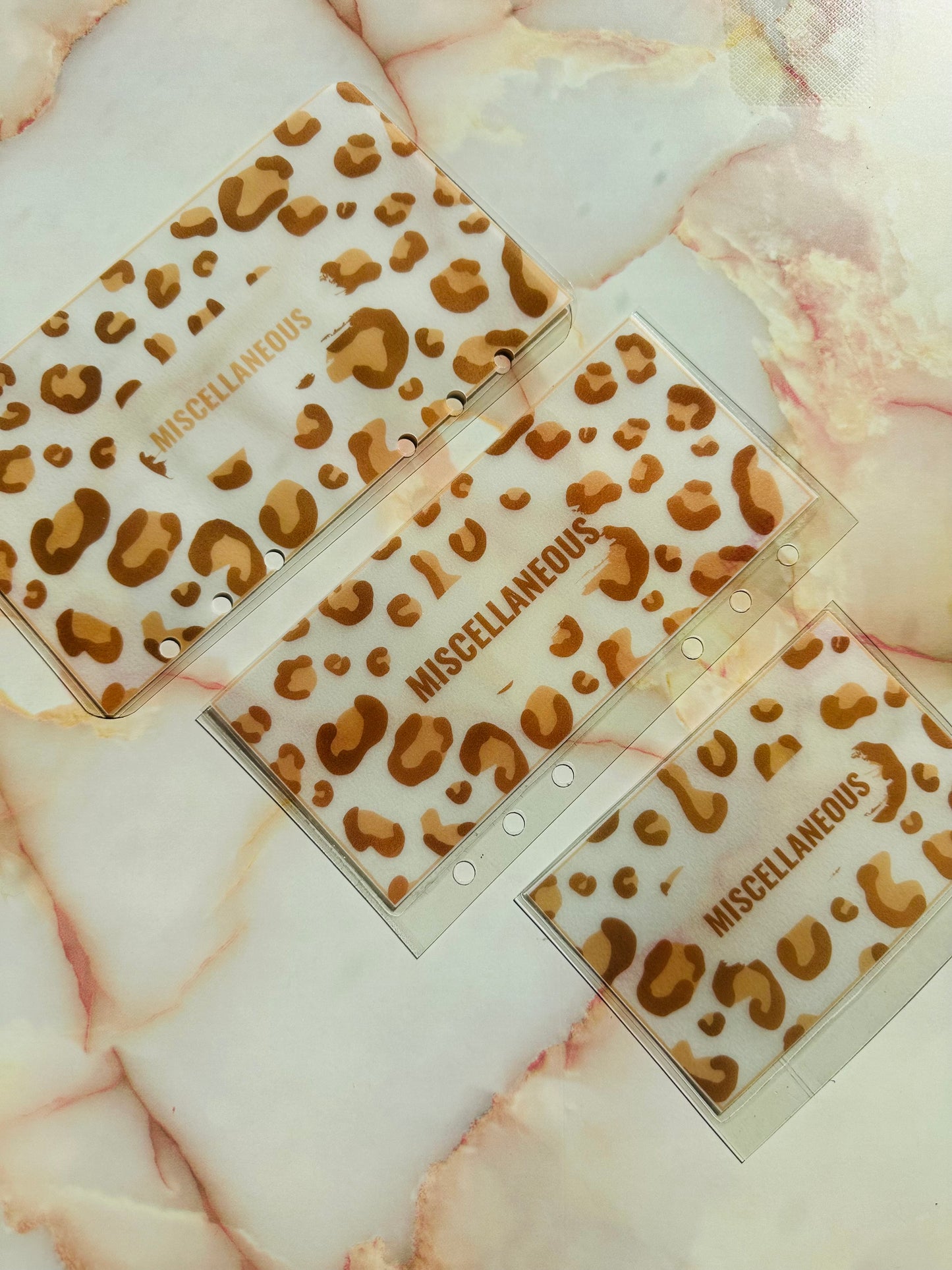 Leopard Print Cash Envelopes (Multiple Colors)