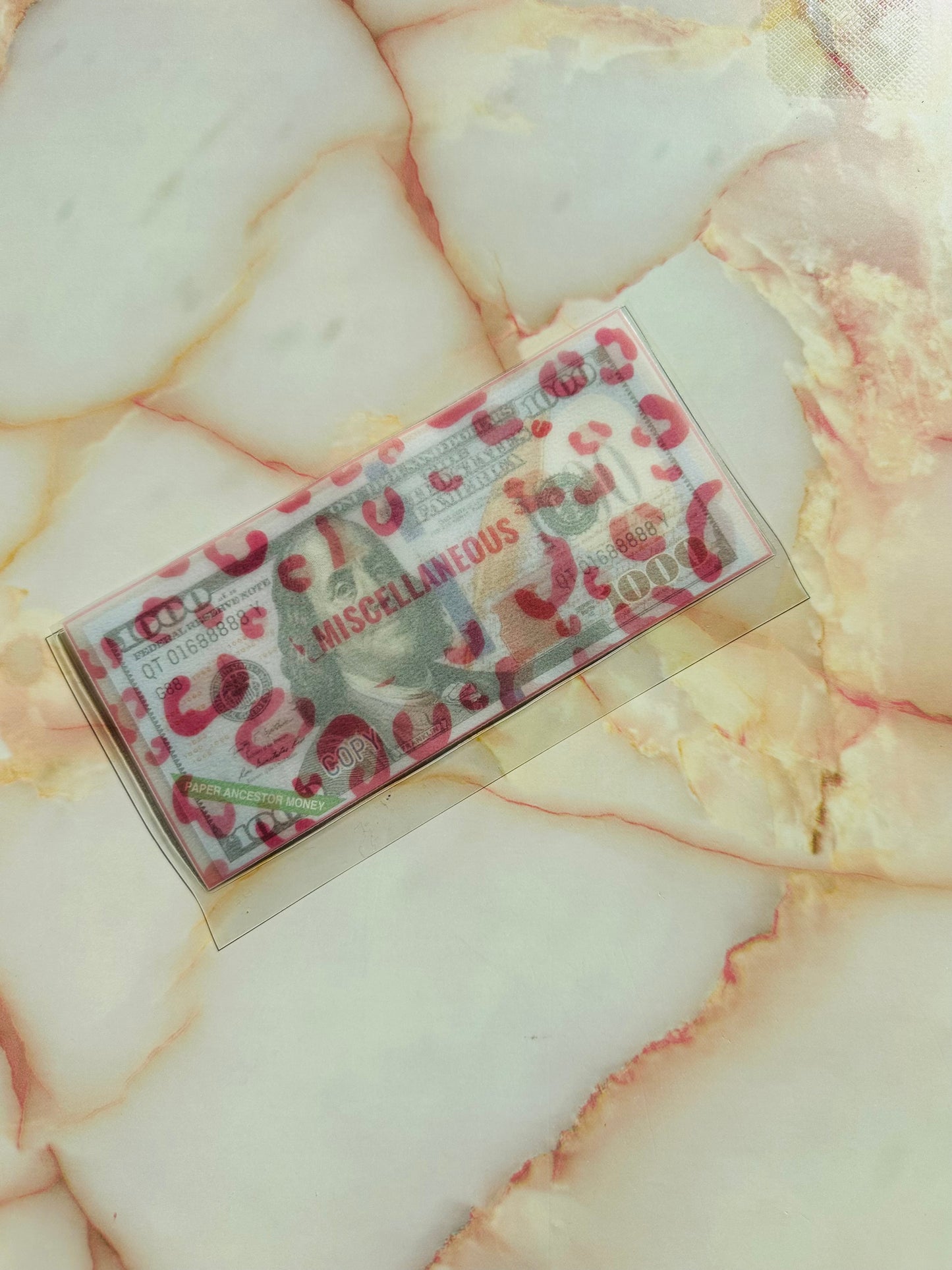 Leopard Print Cash Envelopes (Multiple Colors)