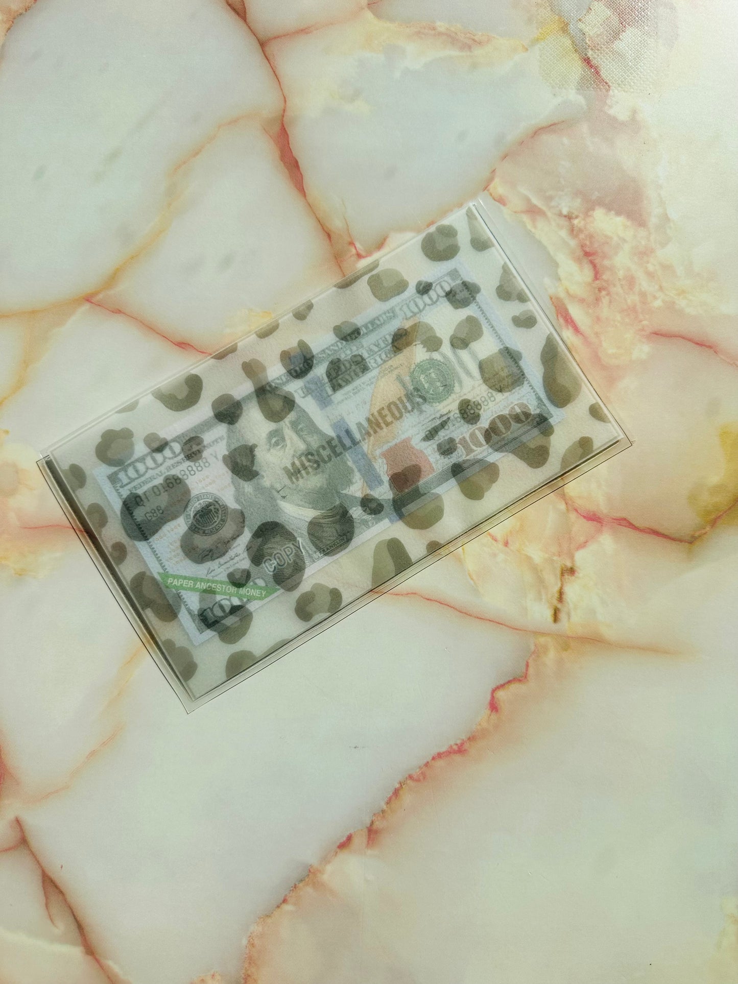 Leopard Print Cash Envelopes (Multiple Colors)