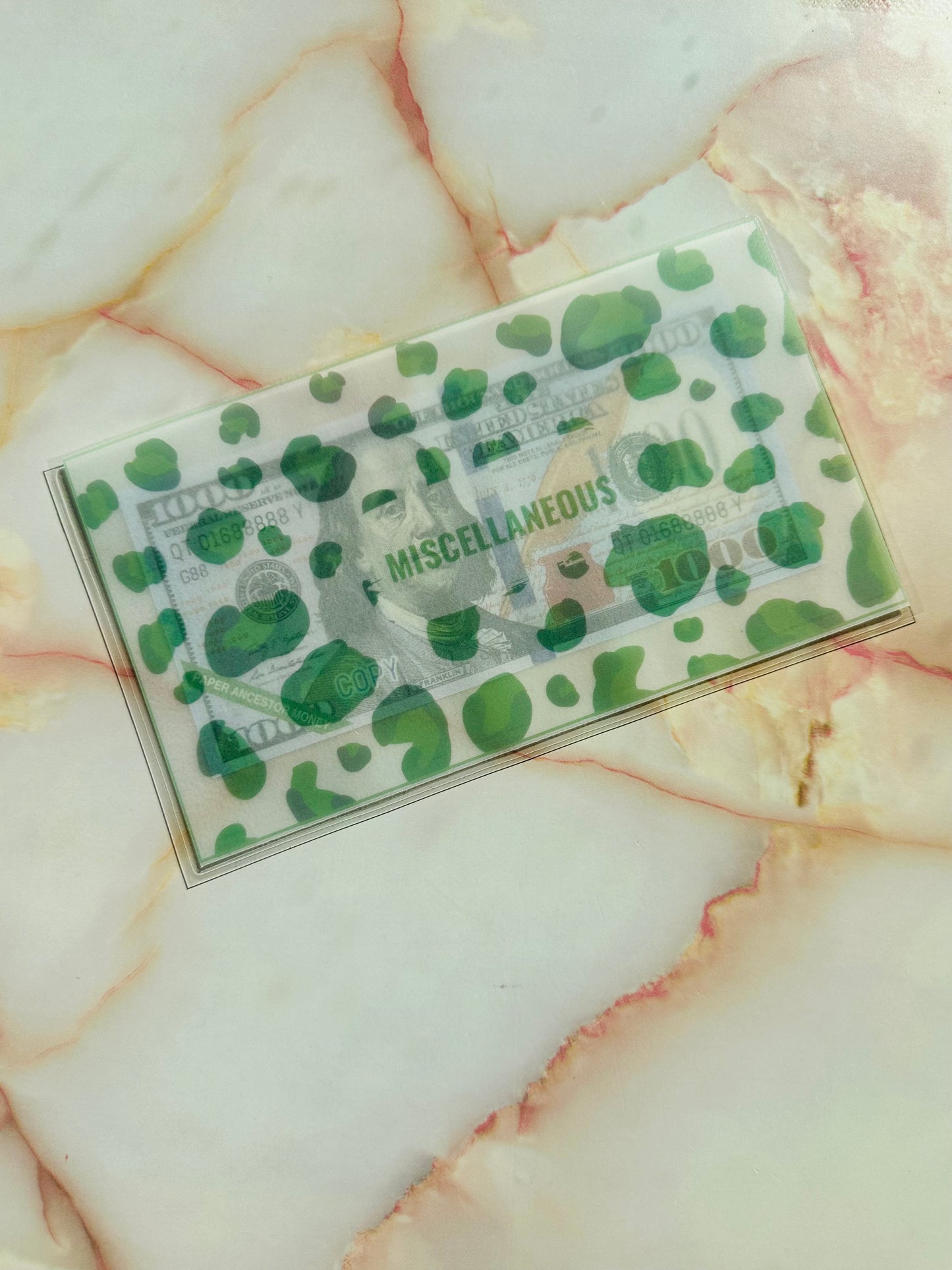 Leopard Print Cash Envelopes (Multiple Colors)