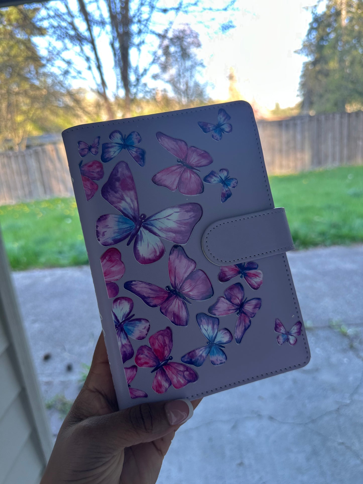 Purple Cash Envelope Binder ONLY