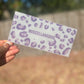 Leopard Print Cash Envelopes (Multiple Colors)