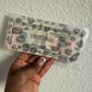 Leopard Print Cash Envelopes Grey