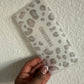 Leopard Print Cash Envelopes Grey