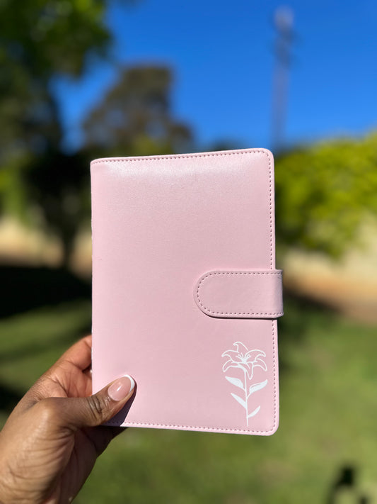 Pink Cash Envelope Binder ONLY